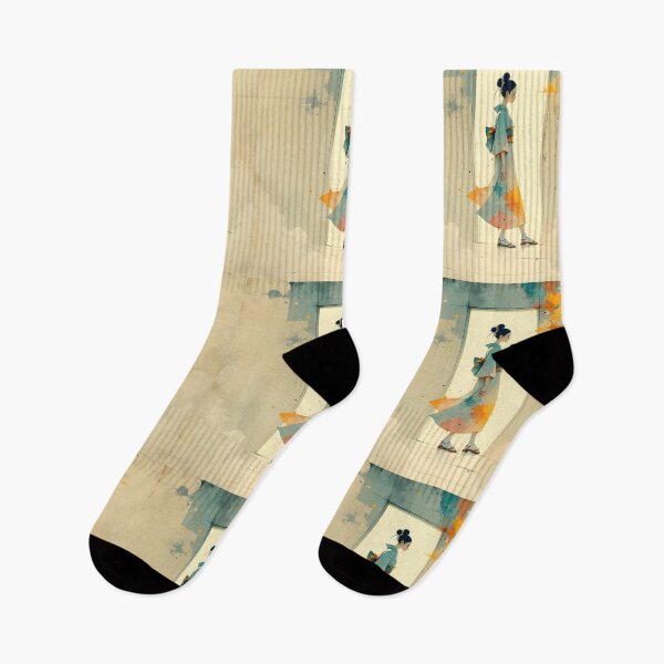 Item preview, Beautiful Japanese geisha walking  designed and sold by Coolparrotgirl.