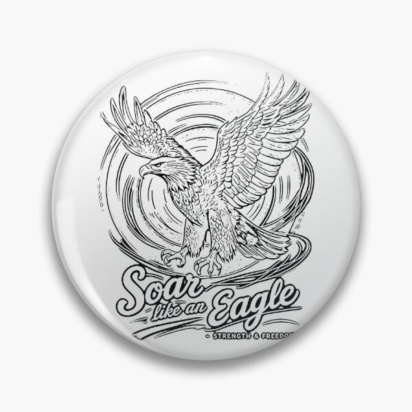 Item preview, Soaring High with Majesty – A Tribute to the Passionate Eagle Lovers Who Embrace Strength, Freedom, and Unyielding Spirit designed and sold by postprocess.