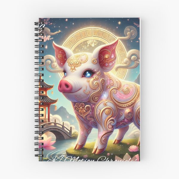 Artikelvorschau, „Himmlisches Schwein – KMotionChronicles Chinesische Tierkreiszeichen-Kunst“ entworfen und verkauft von KMChronicles.