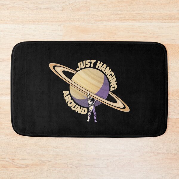 Item preview, Just Hanging Around - Astronaut Hanging on Saturn`s Rings designed and sold by AnAzArt.