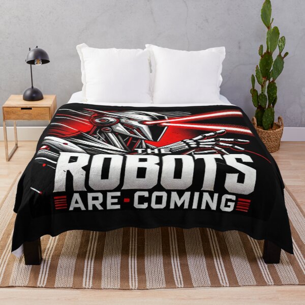 Item preview, the robots are coming designed and sold by TEEJAMBOREE.