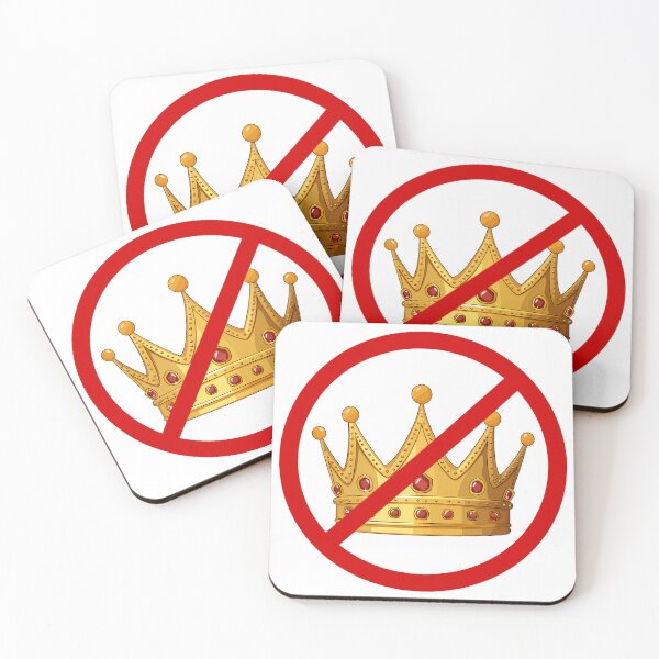 Item preview, No King – Resist Authoritarianism & Defend Democracy designed and sold by LeftAF.