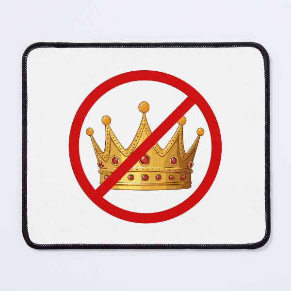 Item preview, No King – Resist Authoritarianism & Defend Democracy designed and sold by LeftAF.