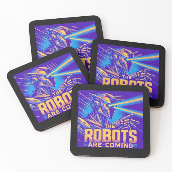 Item preview, the robots are coming designed and sold by TEEJAMBOREE.