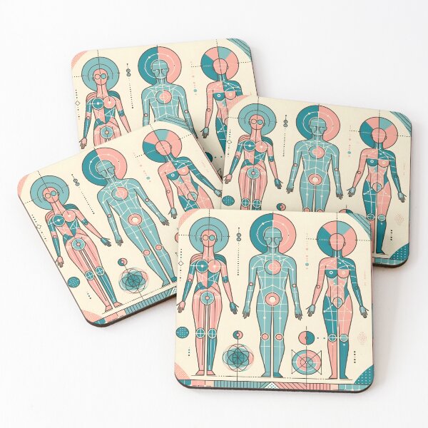 Item preview, The Geometry of Life – Surreal Human Anatomy Print designed and sold by InevitableAum.