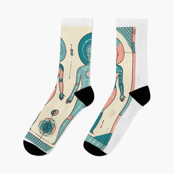 Item preview, The Geometry of Life – Surreal Human Anatomy Print designed and sold by InevitableAum.