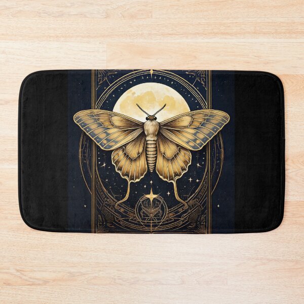 Item preview, Golden Lunar Moth designed and sold by Kspirit Designs.