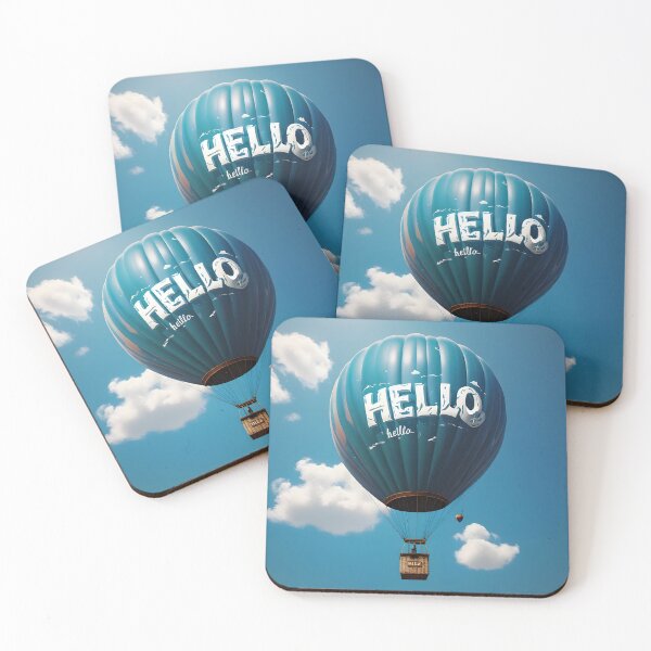Item preview, Hello on a big balloon designed and sold by BeeesArt.