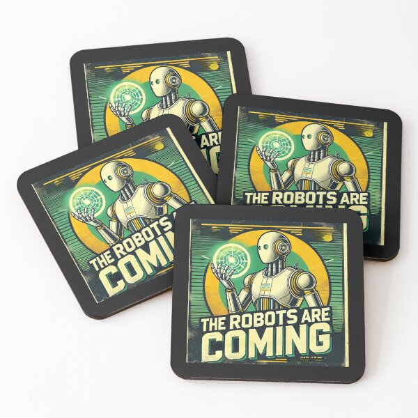 Item preview, the robots are coming designed and sold by TEEJAMBOREE.