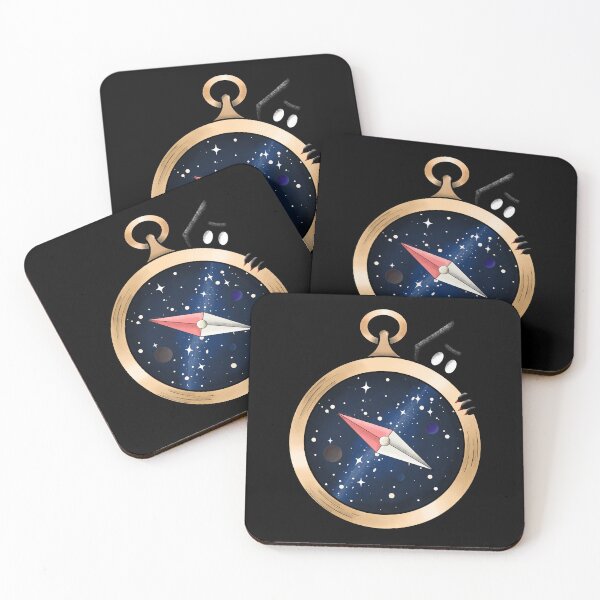 Item preview, Cosmic Compass with Momu – Celestial Navigation Art designed and sold by DARK_NOVA.