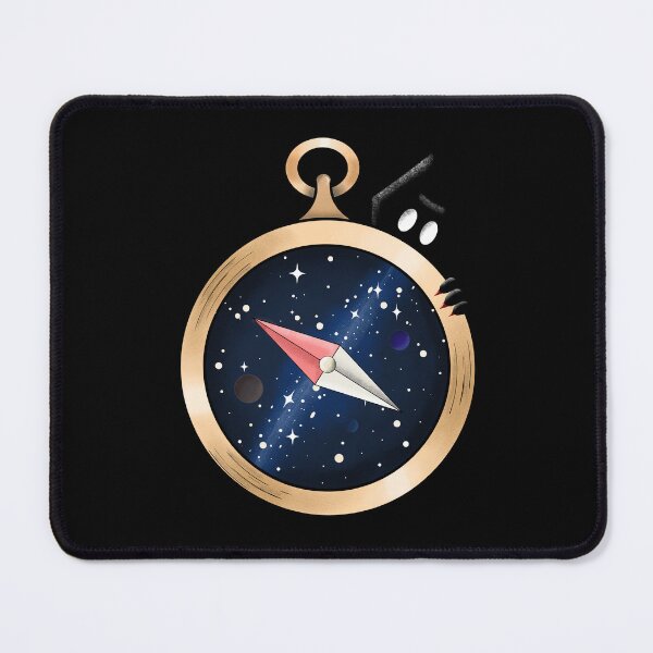 Item preview, Cosmic Compass with Momu – Celestial Navigation Art designed and sold by DARK_NOVA.