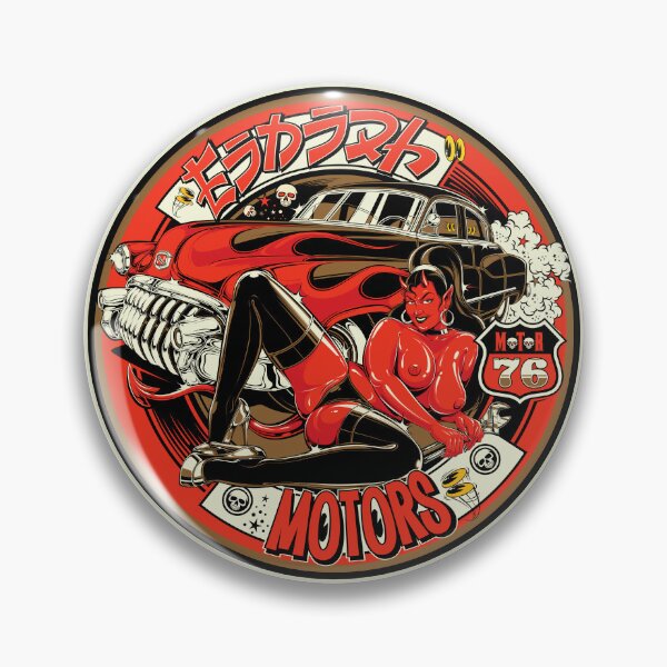 Item preview, pinup stickers designed and sold by 76-Motors.
