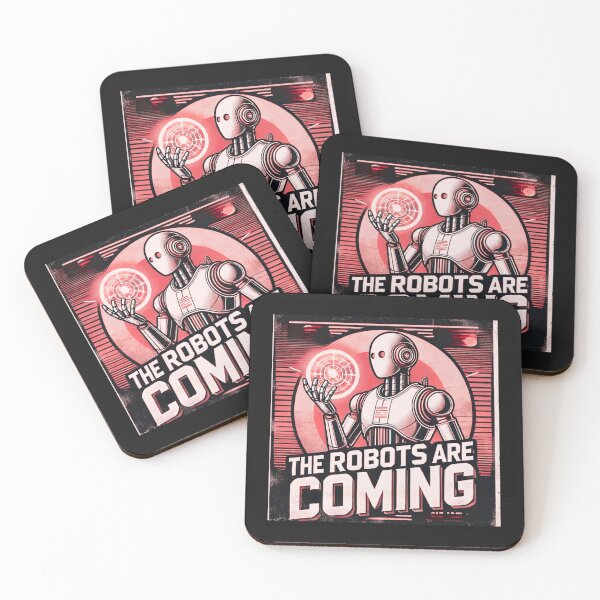 Item preview, the robots are coming designed and sold by TEEJAMBOREE.