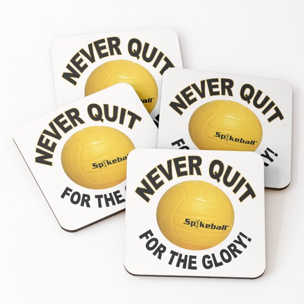 Item preview, Spikeball; Never Quit; For The Glory;  designed and sold by StickerApe.