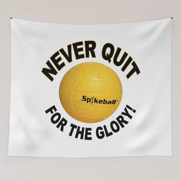 Item preview, Spikeball; Never Quit; For The Glory;  designed and sold by StickerApe.
