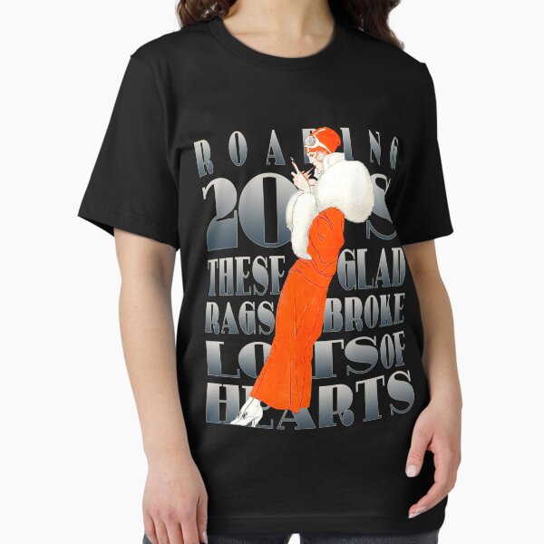 Item preview, Roaring 20 These Glad Rags Broke Lots Of Hearts s Funny Slang Flapper girl graphic gift for 1920s lovers designed and sold by trefail.