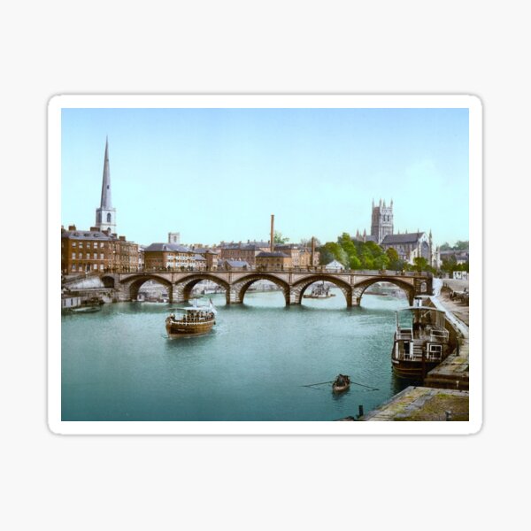 Item preview, Bridge in Worcester designed and sold by 19th Century in Color.