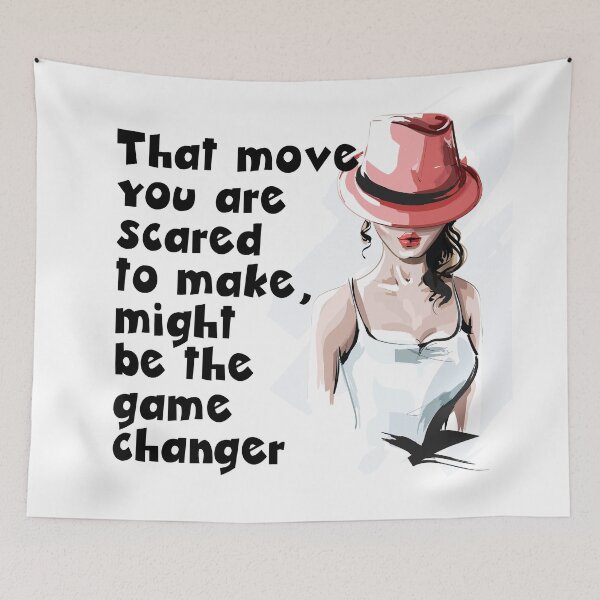 Item preview, Parisian Aesthetic bold quote game changer designed and sold by doracreations.