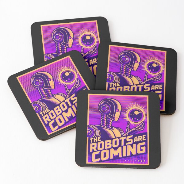 Item preview, the robots are coming designed and sold by TEEJAMBOREE.