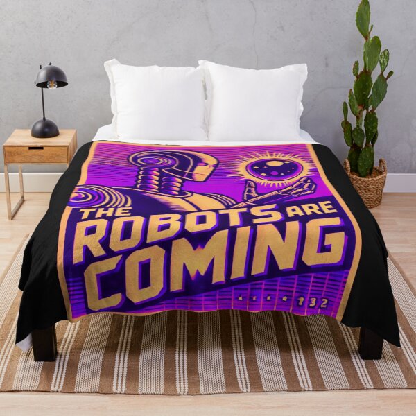 Item preview, the robots are coming designed and sold by TEEJAMBOREE.
