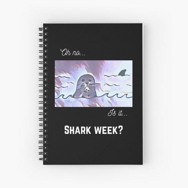 Item preview, Seals During Shark Week designed and sold by MarineArtOaki.