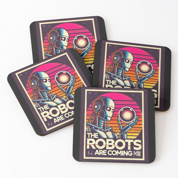 Item preview, the robots are coming designed and sold by TEEJAMBOREE.