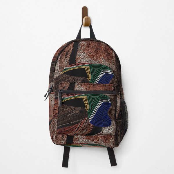 Item preview, ABSTRACT TRIBAL ILLUSTRATION INSPIRED BY THE SOUTH AFRICAN FLAG - CONTEMPORARY ART designed and sold by Ralek.