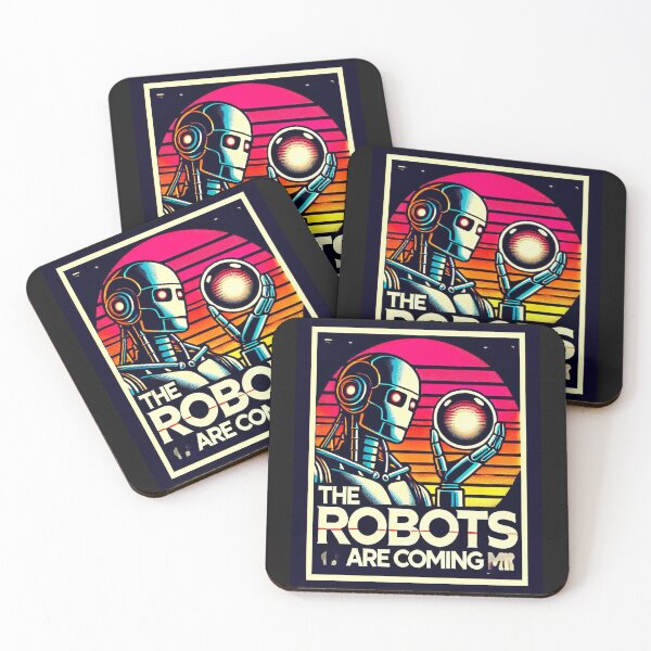 Item preview, the robots are coming designed and sold by TEEJAMBOREE.