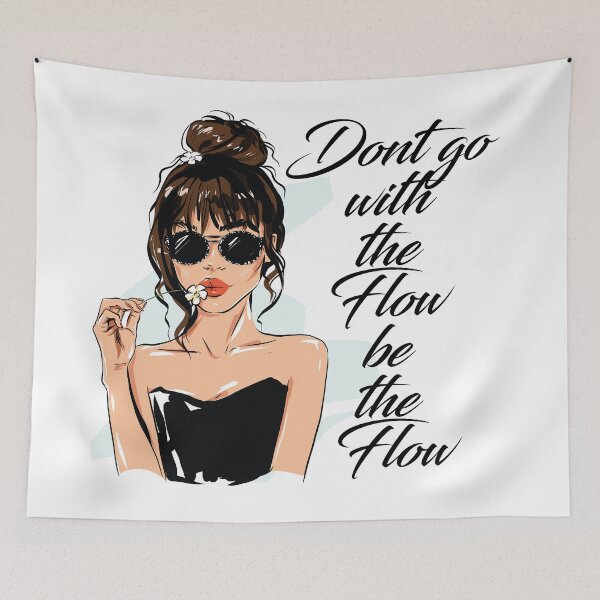 Item preview, Parisian Aesthetic bold quote be the flow designed and sold by doracreations.