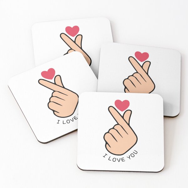 Item preview, Korean Finger Heart Gesture of Love designed and sold by yasarstore.