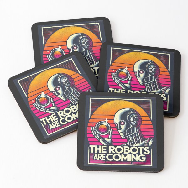 Item preview, the robots are coming designed and sold by TEEJAMBOREE.