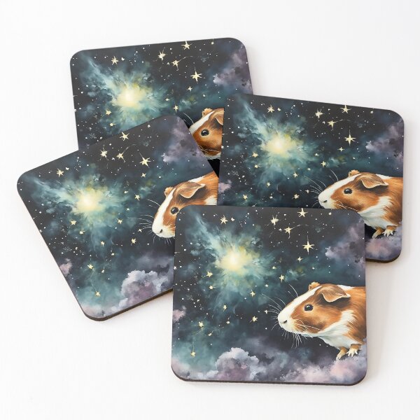 Item preview, Guinea Pig Clouds and Stars designed and sold by FurryFantasy.