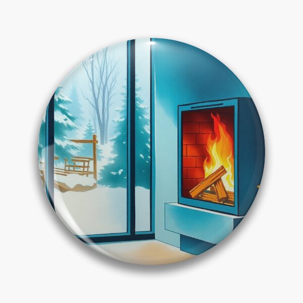 Item preview, Cozy Modern Fireplace designed and sold by Shapeshifter797.