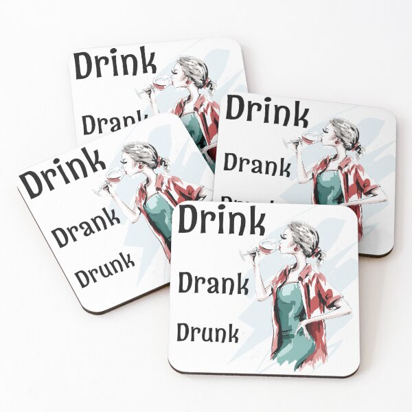 Item preview, Parisian Aesthetic bold quote drink drank drunk designed and sold by doracreations.