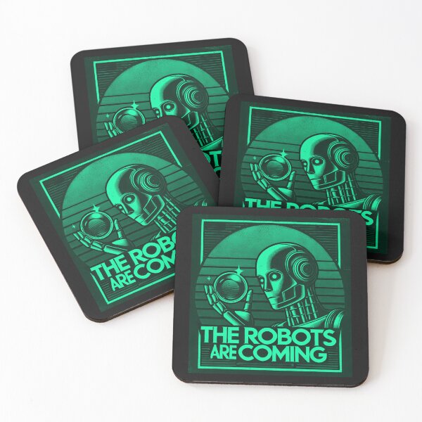Item preview, the robots are coming designed and sold by TEEJAMBOREE.