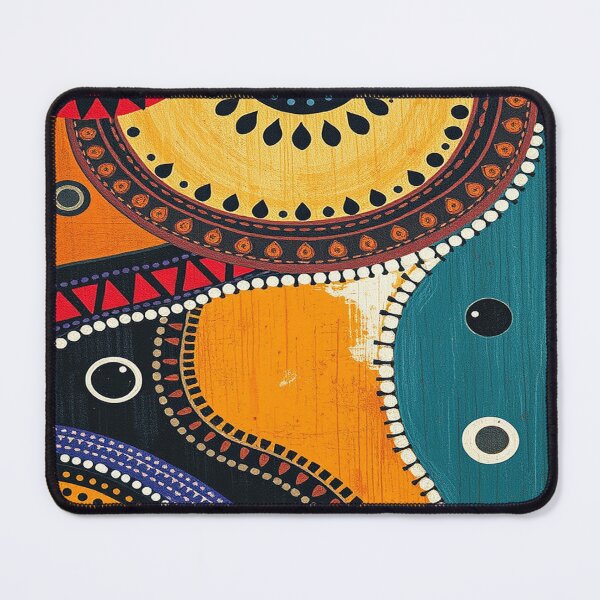 Item preview, "Vibrant Harmony: Abstract Tribal Patterns" designed and sold by Macajuba Design .