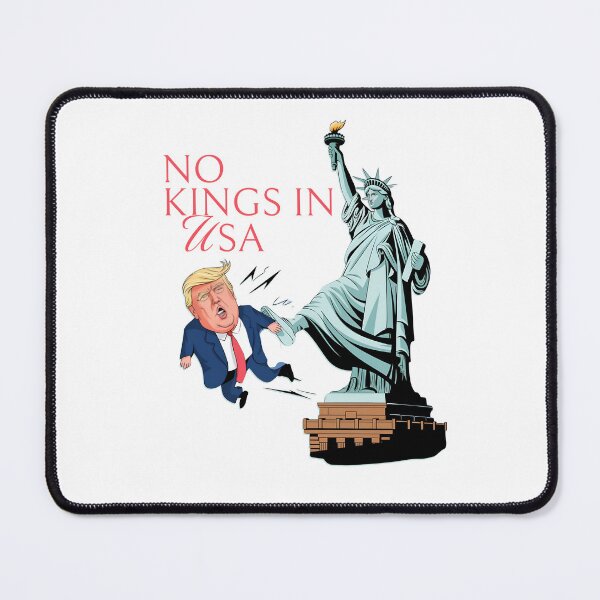 Item preview, NO KINGS IN USA - STATUE OF LIBERTY KICKING OUT THE FUMP designed and sold by justyna-s28.
