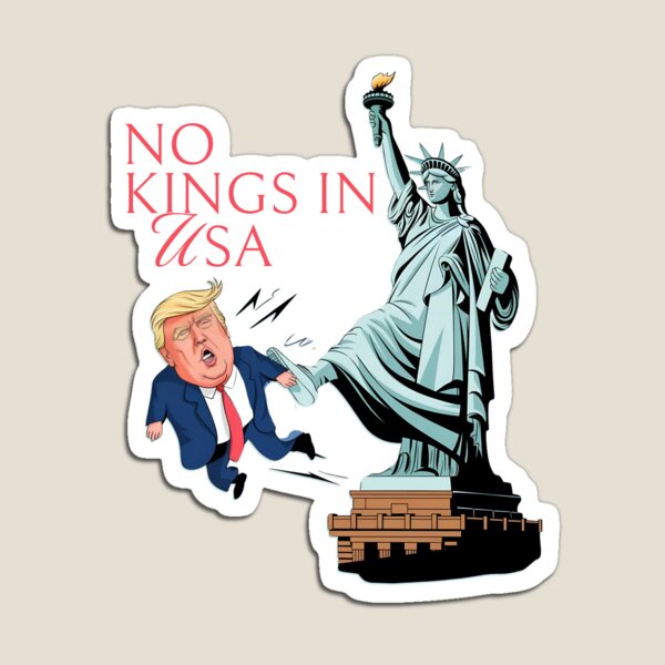 Artikel-Vorschau von KEINE KÖNIGE IN DEN USA - DIE FREIHEITSSTATUE WIRFT DEN FUMP RAUS, designt und verkauft von justyna-s28.