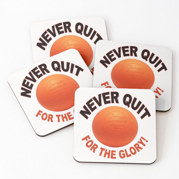 Item preview, Lacrosse; Never Quit; For The Glory;  designed and sold by StickerApe.