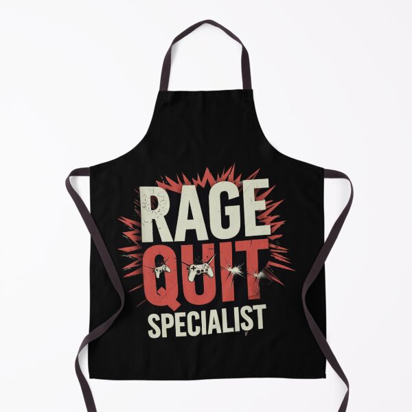 Item preview, Rage Quit Specialist Funny Gaming Meme designed and sold by FunnyDesignsArt.