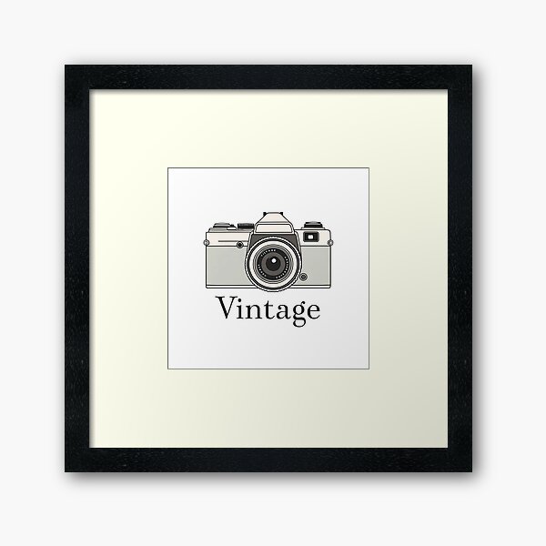 Aperçu de l'œuvre Appareil photo vintage créée et vendue par Valend.