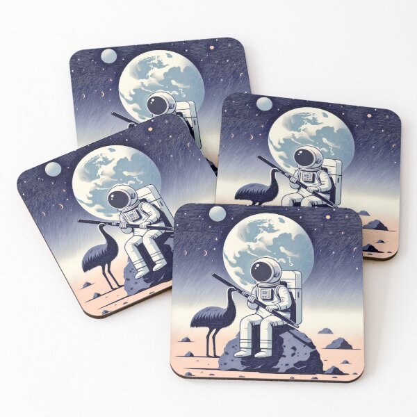 Item preview,  From Australia Down Under Didgeridoo, Emu and the Astronaut designed and sold by Helios Be. Lavsh.