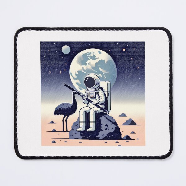 Item preview, From Australia Down Under Didgeridoo, Emu and the Astronaut designed and sold by Helios Be. Lavsh.