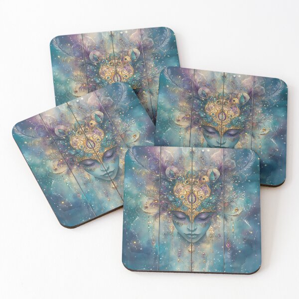 Item preview, Celestial Goddess Mardi Gras 2025 – Mystical Watercolor Art  designed and sold by AnnDesignStudio.