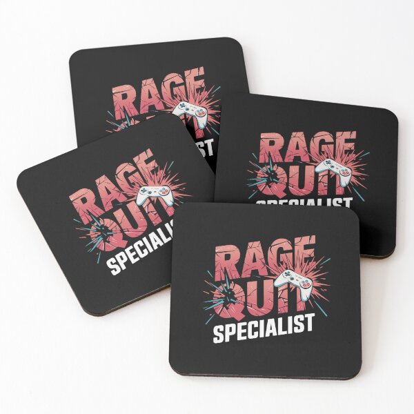 Item preview, Rage Quit Specialist Funny Gaming Meme designed and sold by FunnyDesignsArt.