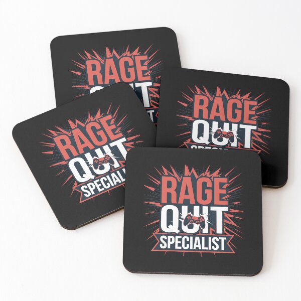 Item preview, Rage Quit Specialist Funny Gaming Meme designed and sold by FunnyDesignsArt.