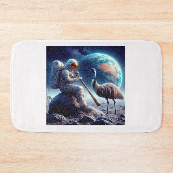 Item preview, From Australia Down Under Didgeridoo, Emu and the Astronaut#1 designed and sold by Helios Be. Lavsh.
