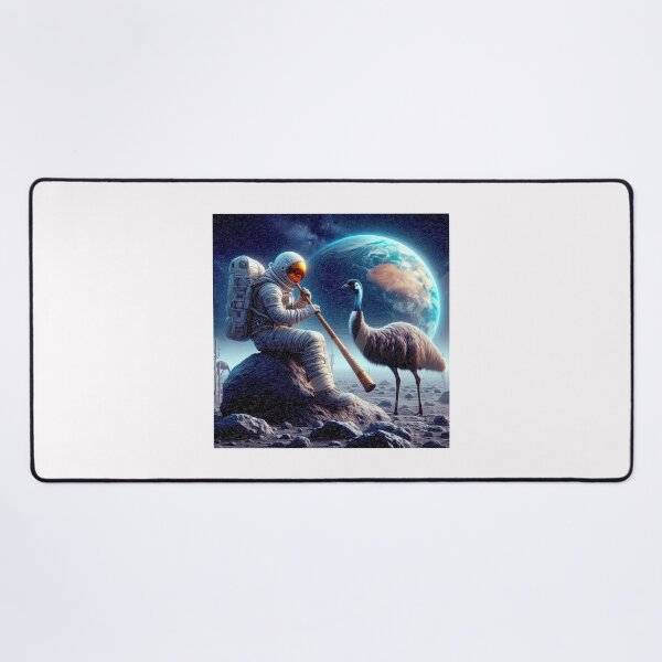 Item preview, From Australia Down Under Didgeridoo, Emu and the Astronaut#1 designed and sold by Helios Be. Lavsh.