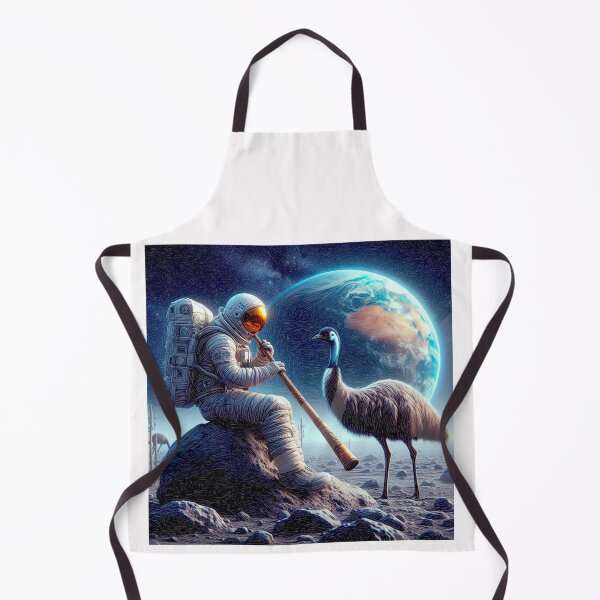 Item preview, From Australia Down Under Didgeridoo, Emu and the Astronaut#1 designed and sold by Helios Be. Lavsh.