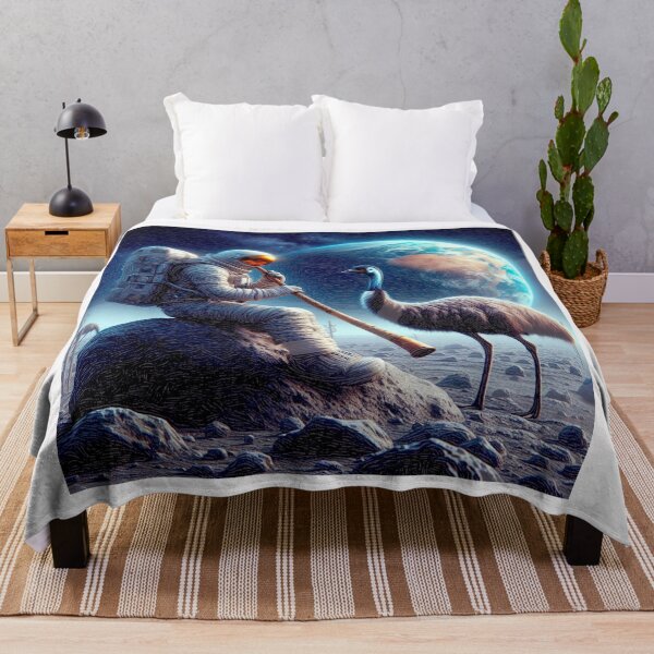 Item preview, From Australia Down Under Didgeridoo, Emu and the Astronaut#1 designed and sold by Helios Be. Lavsh.